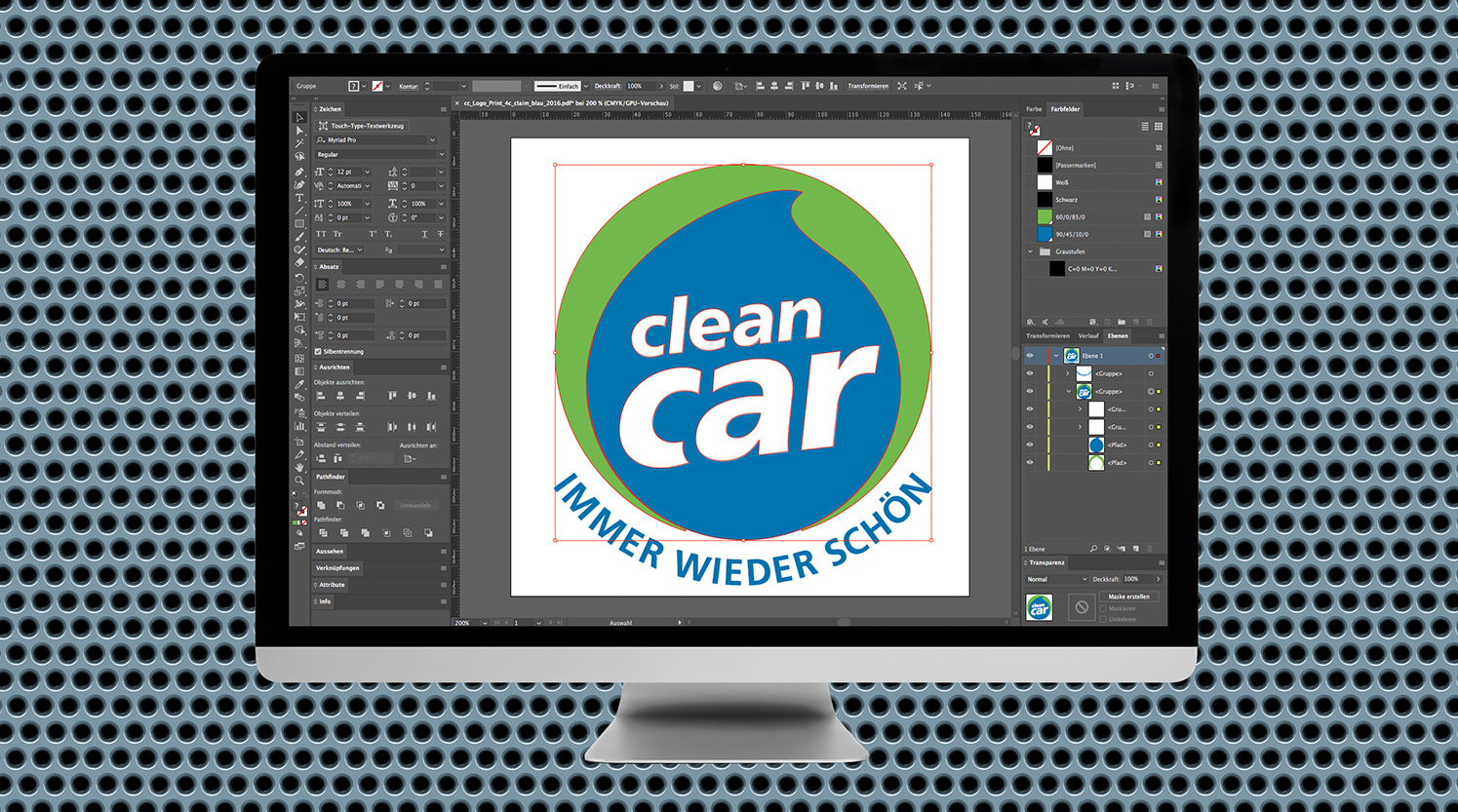 Werbung CleanCar Die Werbtätigen Logo
