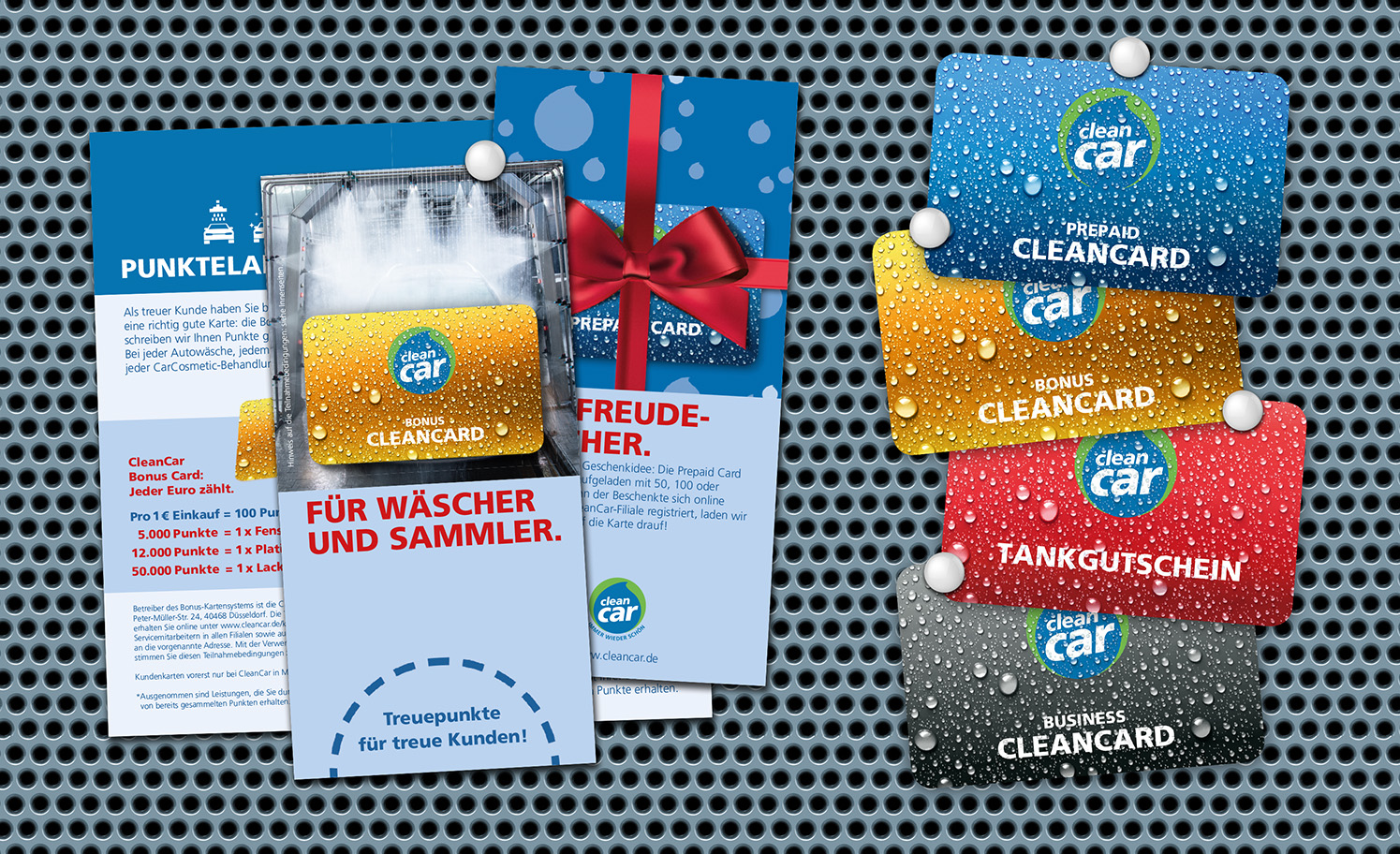 Werbung CleanCar Die Werbtätigen Flyer