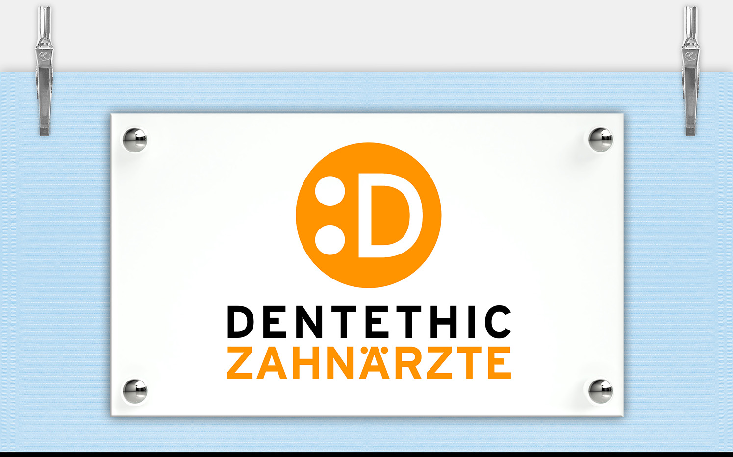 Werbung Dentethic Zahnärzte Die Werbtätigen Plakat