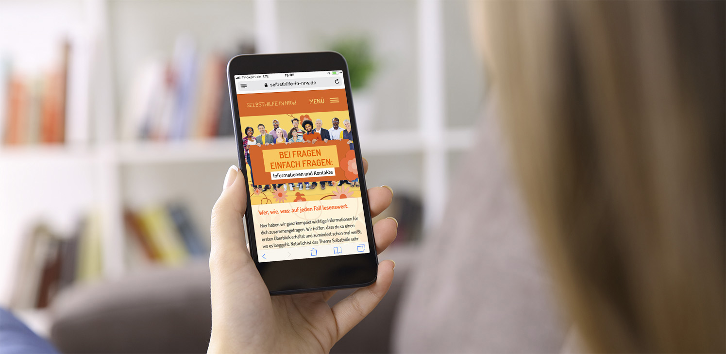 Die Selbsthilfe in NRW Die Werbtätigen ÖPNV Responsive Design Werbung